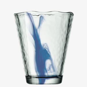 Bicchiere Murano Bormioli Rocco cl 26,5 Set 6 Bicchieri Vetro Blu Cobalto