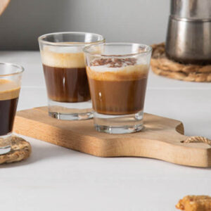 Bicchiere Caffeino Bormioli cl 8.5 Set 6 Bicchierino Espresso Caffè Vetro Trasparente