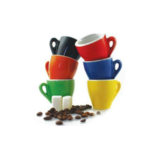 6 Tazzine Caffè Color Tazza in Porcellana Colorate