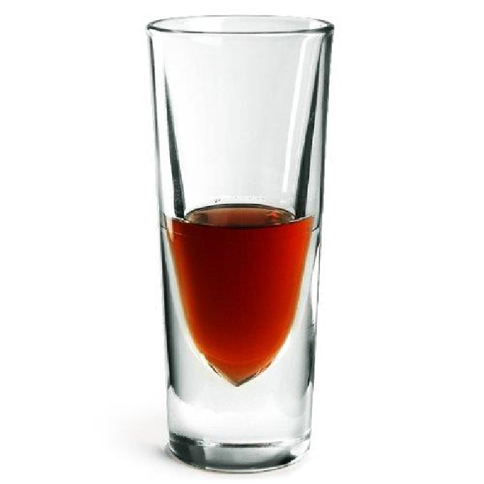 6 Bicchieri ROCKY 15 cl Borgonovo Bicchiere Amaro con Segno di Riempimento
