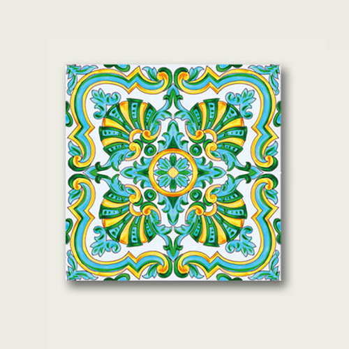 Quadretto Sottopentola Arca Ceramica cm 20x20 Vari Decori