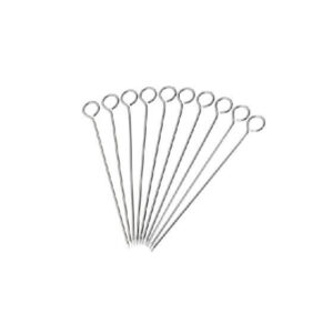 Set 10 Spiedini Hmj Acciaio Inox 9 cm