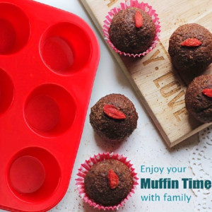 Teglia Muffin 6 Fori Silicone cm 27×17 Stampo Cupcake