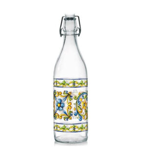 Bottiglia Lory Sicily Cerve 1 Litro Vetro Con Tappo Meccanico bianco