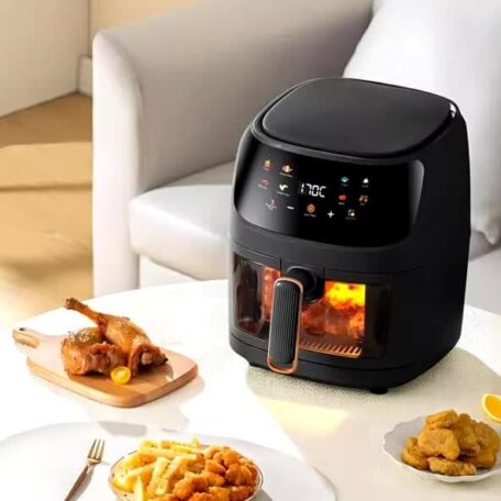 Friggitrice ad Aria 8 Litri Forno Elettrico ventilato Display LCD Air Frier