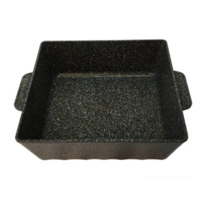 Teglia Quadra Sirio 24x24cm Lasagnera Alluminio Pressofuso Padella Quadrata ruoto da forno e gas