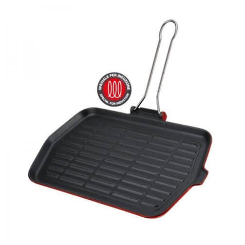 Bistecchiera Rettangolare Ghisa Induction Dietella Ilsa 23X36cm Piastra Induzione Smaltata Carne Pesce Verdure Bistecchiera Rettangolare Ghisa Induction Dietella Ilsa 23X36cm Piastra Induzione Smaltata Carne Pesce Verdure