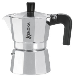 Caffettiera Kemoka GMD 1-2-3-6 Tazze 12 Tazza Alluminio Macchinetta Caffè Moka bar napoletano