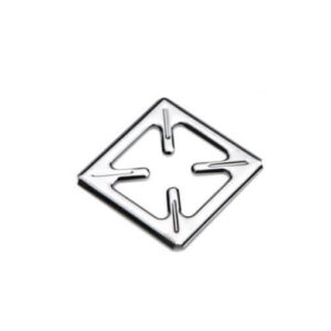 Set 2 Riduttore Fornelli Zaseves Acciaio Inox Adattatore Cucina a Gas per Caffettiere bollilatte pentolino