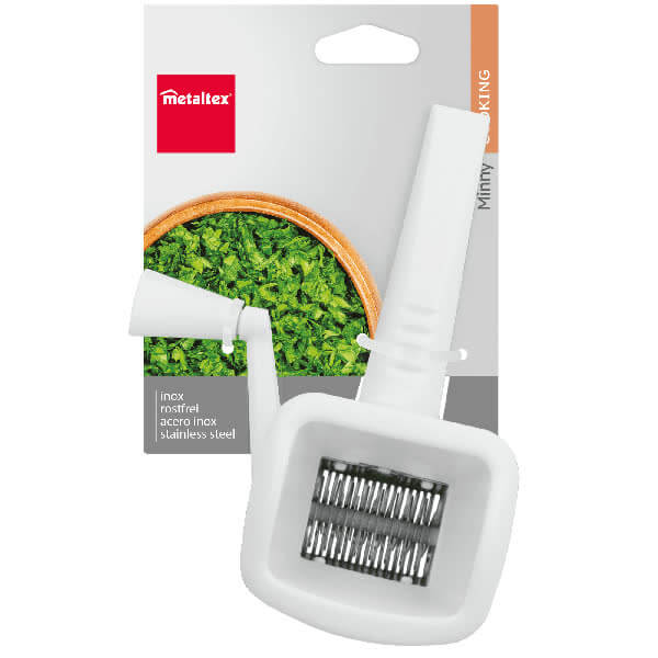 Tritaprezzemolo Minny Metaltex Tritaerbe Plastica Trita prezzemolo aglio cipolla basilico Tritaprezzemolo Minny Metaltex Tritaerbe Plastica Trita prezzemolo aglio cipolla basilico