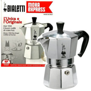 Caffettiera Bialetti New Moka Macchinetta per Caffè Espresso Varie Misure caffe' espresso bar alluminio alimentare