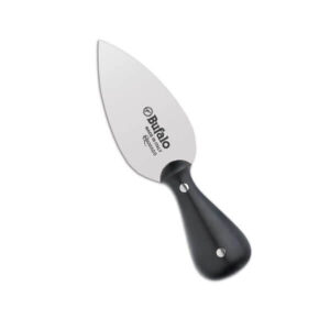 Coltello Formaggio Cuore Bufalo cm 13 Professionale Manico Nero