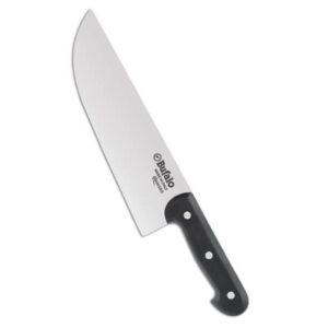 Coltello Mezzo Colpo Bufalo Professionale Manico Nero Plastica Varie Misure Macellaio Carne