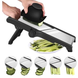 Mandolina Acciaio Arca Affettatutto Tagliaverdure Affettatore affetta taglia verdura ortaggi frutta formaggio spessore regolabile