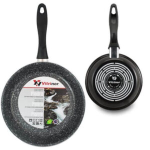Padella K2 Vitrinor Acciaio Vetrificato Antiaderente Induzione Tegame Pietra