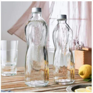 Bottiglia Aqua Bormioli Caraffa Vetro Trasparente Varie Misure tavola vino acqua