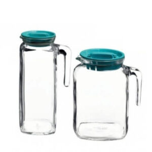Caraffa Frigoverre System Bormioli Brocca Vetro Tappo Ermetico 1-2 Litri tavola frigorifero