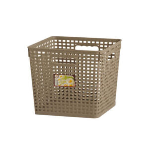 Cestello Rattan Quadrato Lega Plastica Cestino Frutta Frigorifero Cesta Alimenti cestino
