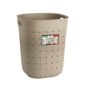 Cestino Quadrato Country Lega Plastica 15 Litri Cesta Gettacarta portabiancheria