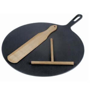 Crepiera Bretone cm 32 Ilsa Piastra Ghisa Inossidabile bistecchiera piadina