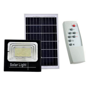 Faro Led Solare 200W Bestes Faretto Ricaricabile con Pannello Solare Luce Notturna