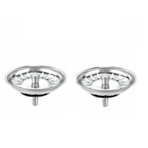 Filtro Lavello Basket Gnali Acciaio Inox Set 2 Griglia Tappo Piletta cucina filtrino
