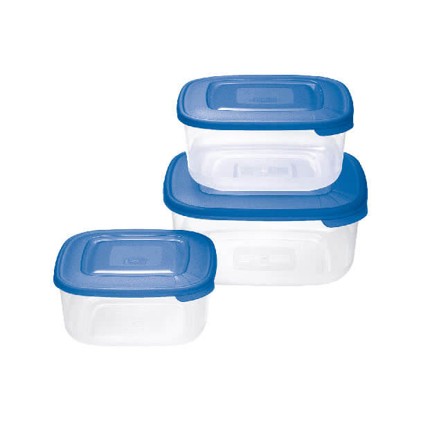 Tris Contenitori Frigo Box Quadrati Tontarelli Contenitore Plastica congelatore forno micrroonde Tris Contenitori Frigo Box Quadrati Tontarelli Contenitore Plastica congelatore forno micrroonde