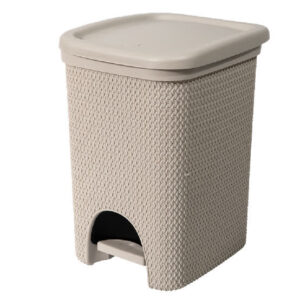 Pattumiera Cucina Intreccio Belli&Forti 18 lt Bidone a Pedale Vari Colori bianco casa giardino