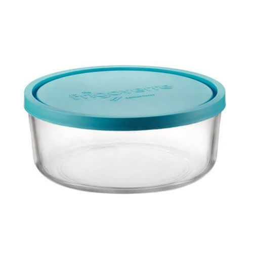 Contenitore Tondo Frigoverre Bormioli Ciotola con Coperchio Azzurro Varie Misure Frigorifero freezer Contenitore Tondo Frigoverre Bormioli Ciotola con Coperchio Azzurro Varie Misure Frigorifero freezer