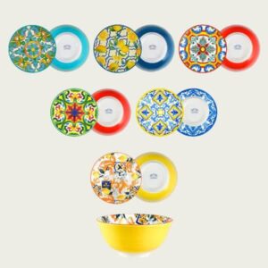 Ciotola Arca cm 24 Zuppiera Porcellana Coppa Vari Decori