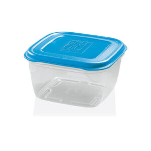 Contenitore Ermetic Quadrato GioStyle Plastica Barattolo Coperchio Ermetico Varie Misure forno a microonde freezer