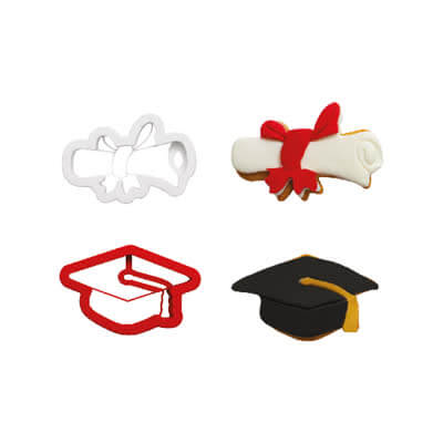 Tagliabiscotti Laurea Decora Taglia Biscotti Stampo Dolci pasta