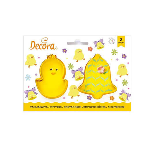 Tagliabiscotti Pulcino Campana Decora Taglia Biscotti Stampo Dolci pasta