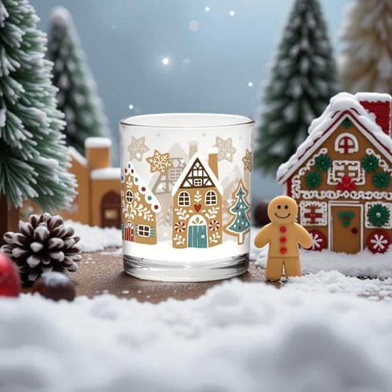 Bicchiere Linda Cottage Cerve cl 22 Set 6 Bicchieri Vetro Colorato Acqua bibita tavola