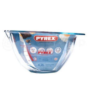 Coppa Bowl Expert Pyrex Zuppiera Vetro Infrangibile 4,2 Litri Impastare mescolare insalatiera