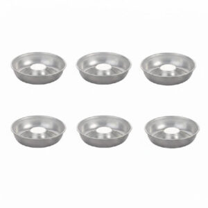 Formine Savarin Alluminio Liotti Set 6 Stampini Varie Misure pasticceria