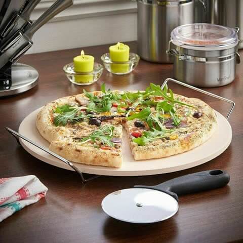 Pietra Refrattaria Eva Kaufgut cm 32.5 Tonda base cuoci pizza Pietra Refrattaria Eva Kaufgut cm 32.5 Tonda base cuoci pizza