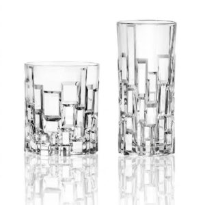 Bicchiere Etna RCR Set 6 Bicchieri Vetro Cristallino Trasparente Acqua Vino Bibita drink bar cocktail