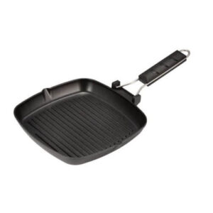 Bistecchiera Dietgrill Ilsa Quadrata cm 26x26 Piastra Alluminio Pressofuso Antiaderente