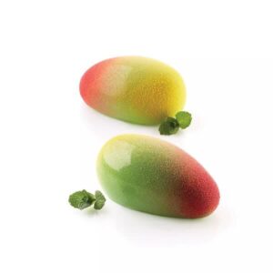Stampo Silicone Mango 130ml Silikomart Forma Frutta Realistica Dolci monoporzione pasticceria