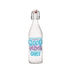 Bottiglia Wow Good Lory Cerve 1 Litro Vetro Colorato Con Tappo Meccanico