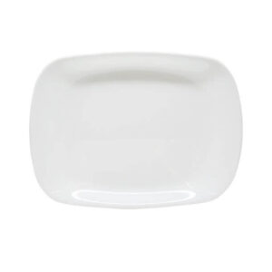 Piatto Rettangolare Grangusto 21cm Bormioli Set 6 Vassoio Sperlunga Vetro portata ristorante