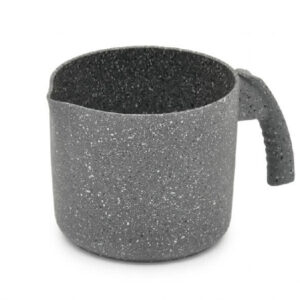 Bollilatte Cuore di Pietra 14 cm Alluminio Antiaderente Induzione Rivestimento Pietra