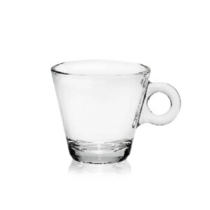 Tazzina Caffe Nadia Cerve Tazze Caffe' Set 6 Tazzine Vetro Trasparente